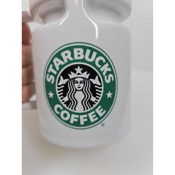 Vintage Starbucks Travel Mug Siren Logo Coffee Cup Hotjo Commuter Cup w Lid**** - Picture 7 of 10